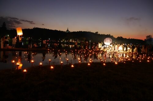 Loy Krathong in Chiang Mai