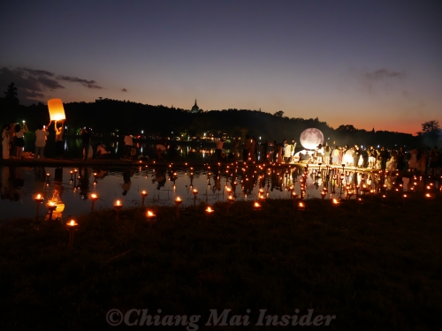 Loy Krathong in Chiang Mai