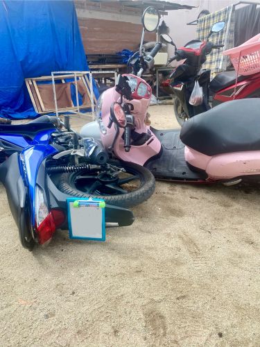 Mopedfahren in Thailand